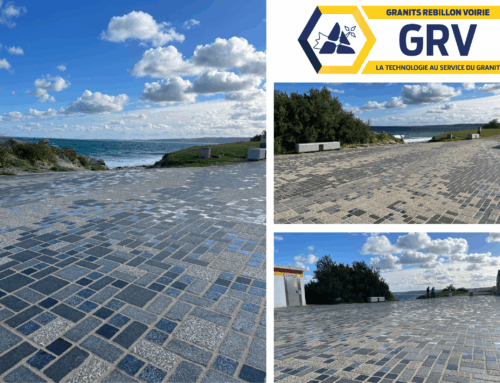 Du granit breton pour sublimer la plage de Collignon. ☀️