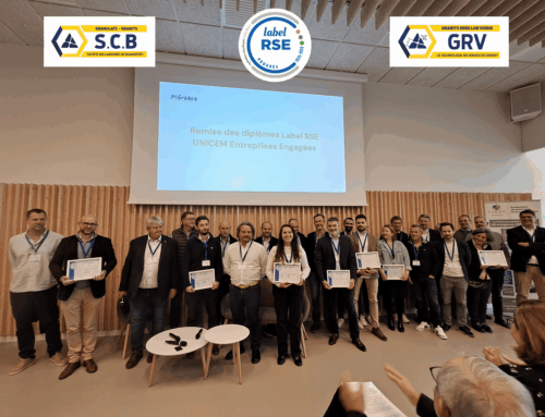 Obtention du Label RSE UNICEM “entreprises engagées”