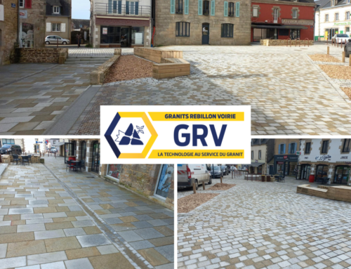Du granit de Languédias (22) pour la requalification urbaine du centre-bourg de Plonéour-Lanvern (29).