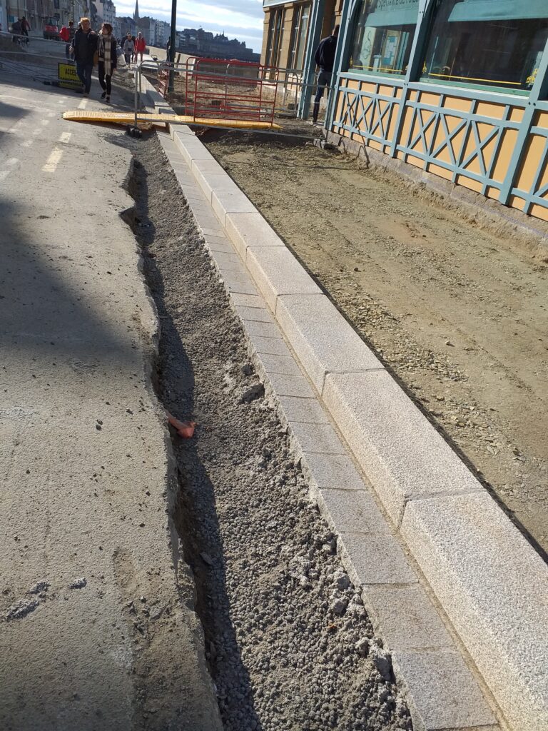 Amenagement urbain dalles bordures granit breton languedias grv rebillon voirie saint malo 