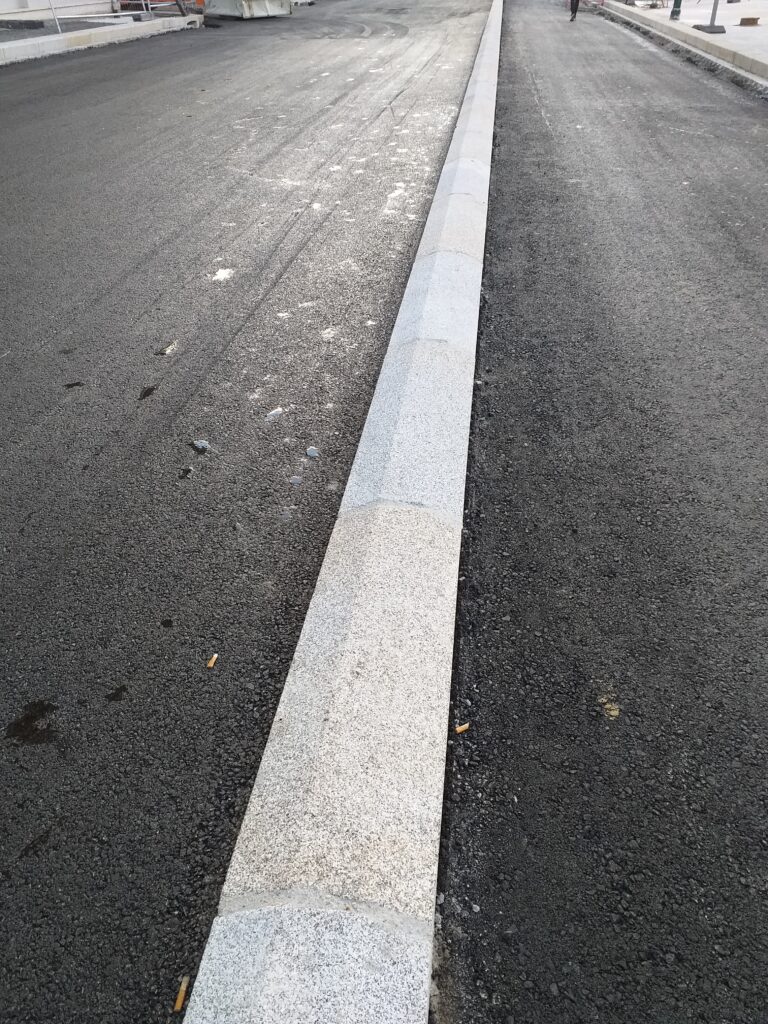 Amenagement urbain dalles bordures granit breton languedias grv rebillon voirie saint malo 